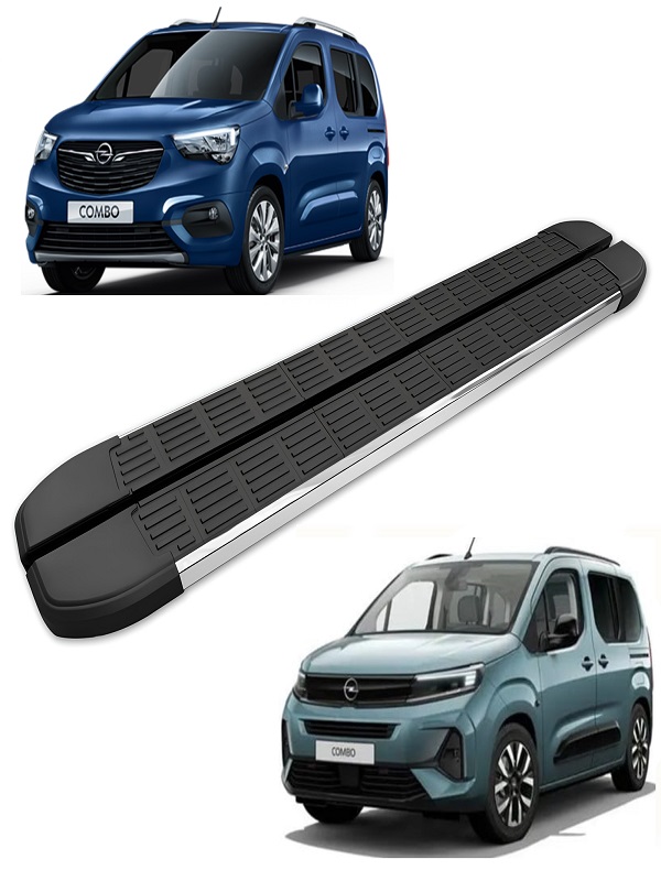 COMBO2 Opel Combo Yan Basamak Marşpiyel Koruma 2019 2020 2021 2022 2023 2024 2025 2026 S Line - Görsel 1