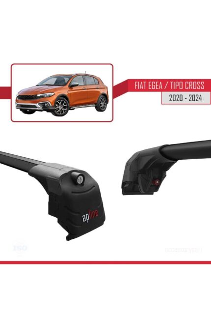 Fiat Egea Cross 2020 2021 2022 2023 2024 2025 Ace-2 Ara Atkı Tavan Barı Siyah