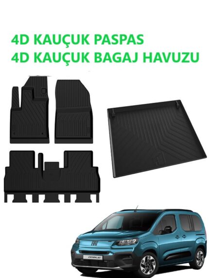 FIAT YENİ DOBLO KAUÇUK PASPAS KAUÇUK BAGAJ HAVUZU 2023 2024 2025 2026