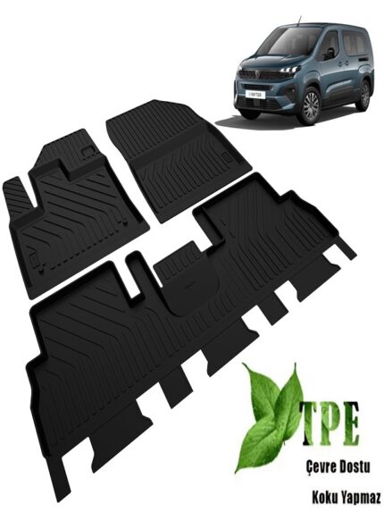 YENİ MAKYAJLI PEUGEOT RİFTER HAVUZLU PASPAS KOKUSUZ YUMUŞAK 2024 2025 2026 MODEL